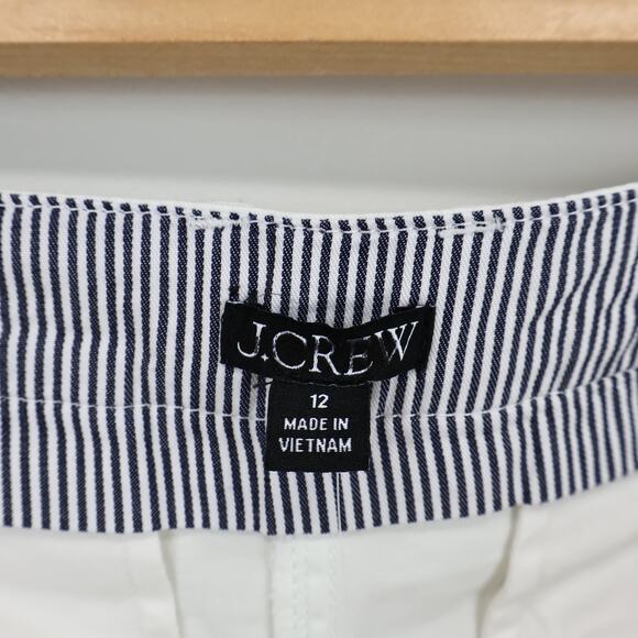 J.Crew 4" Heritage Chino Short White Size 12 NWT - Picture 4 of 6